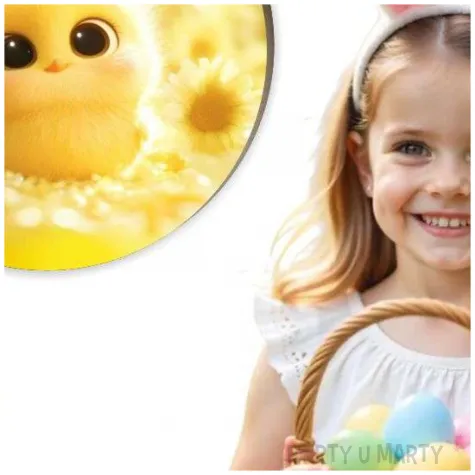 magnes pisklak wesolych swiat prezent na wielkanoc 9 cm