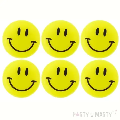 magnesy emoji usmiech zolte aliga 30 mm 6 szt