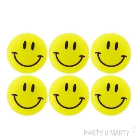 magnesy emoji usmiech zolte titanum 30 mm 6 szt