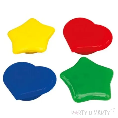 magnesy gwiazdy i serca kolor mix titanum 30 mm 4 szt