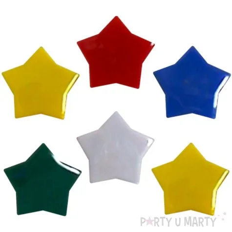 magnesy gwiazdy kolor mix titanum 30 mm 6 szt