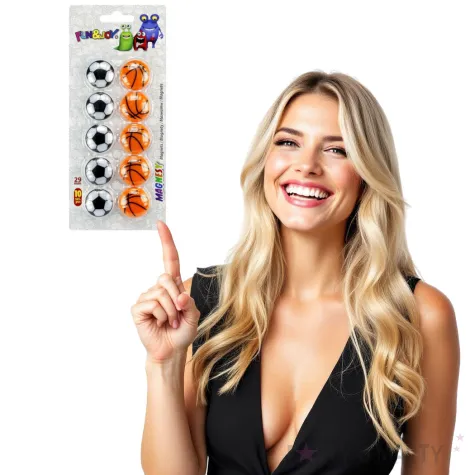 magnesy pilka nozna i koszykowka titanum 29 mm 6 szt