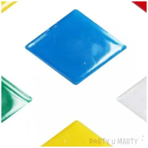 magnesy romby kolor mix titanum 30 mm 6 szt