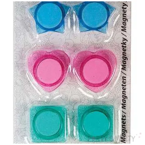 magnesy serduszka gwiazdki i ksztalty titanum 8 szt