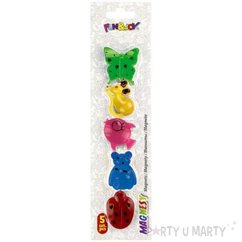 magnesy zwierzatka mix titanum 40 mm 5 szt