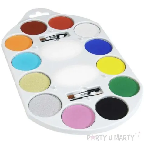 make up farbki paleta 12 kolorow smiffys zestaw