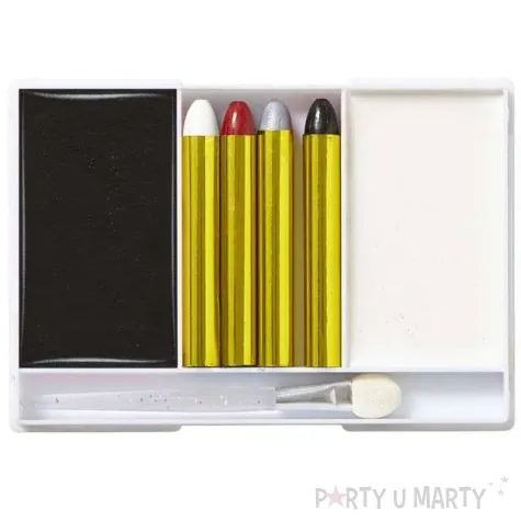 make up party black white widmann