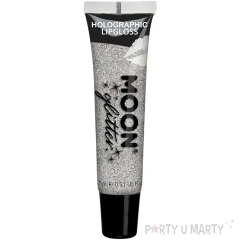 make up party blyszczyk brokat holo srebrny smiffys 15ml