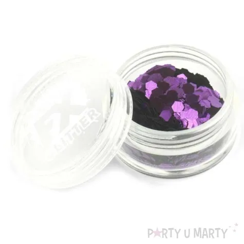 make up party brokat konfetti fioletowy smiffys 2 g