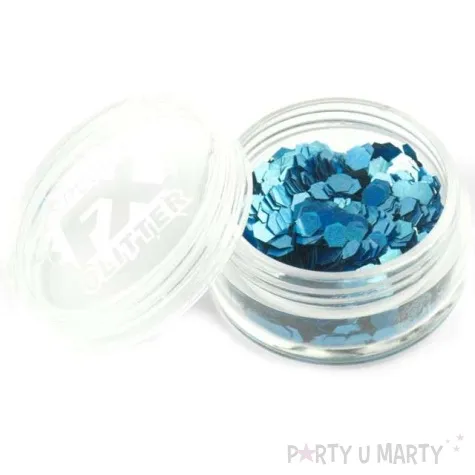 make up party brokat konfetti niebieski smiffys 2 g