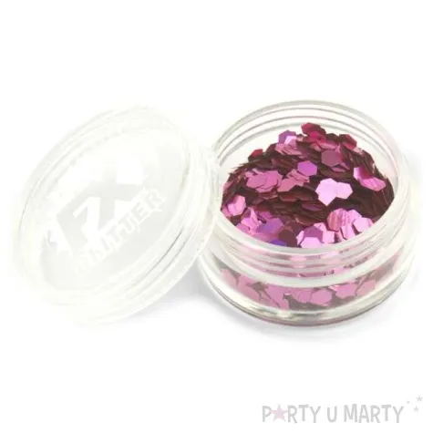 make up party brokat konfetti rozowy smiffys 2 g