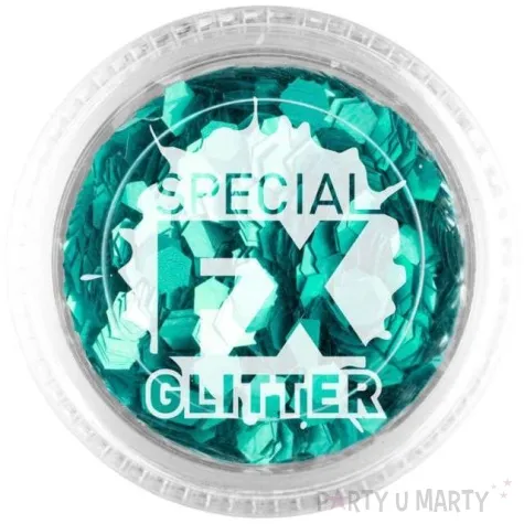 make up party brokat konfetti turkusowy smiffys 2 g