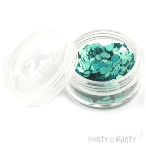 make up party brokat konfetti turkusowy smiffys 2 g