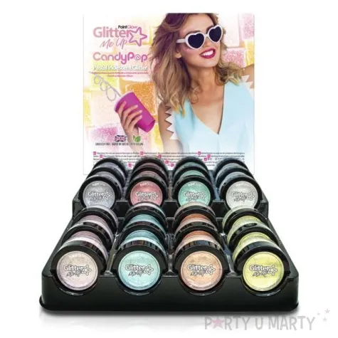 make up party brokat opalizujacy drobny fioletowy paint glow