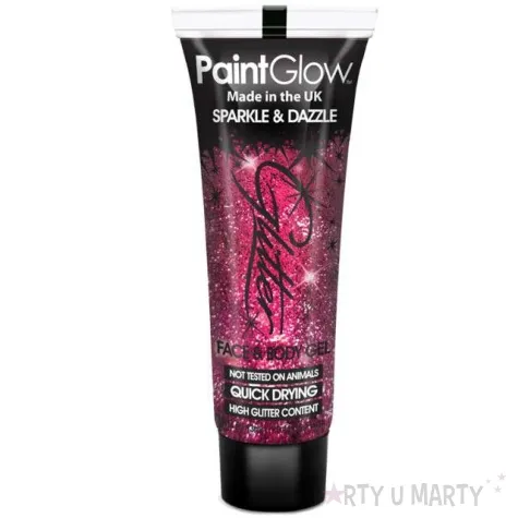 make up party brokat w zelu czerwony paintglow 13 ml