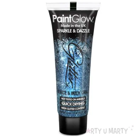 make up party brokat w zelu niebieski paintglow 13 ml