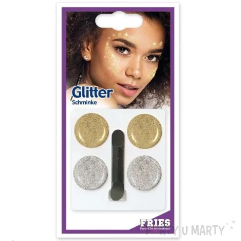 make up party brokatowe farbki fries