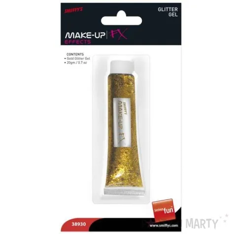 make up party brokatowy zel zloty smiffys 20 ml