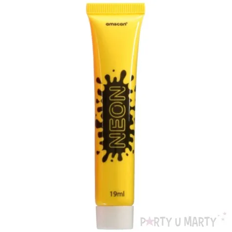 make up party farba do makijazu uv zolty neon amscan 19 ml