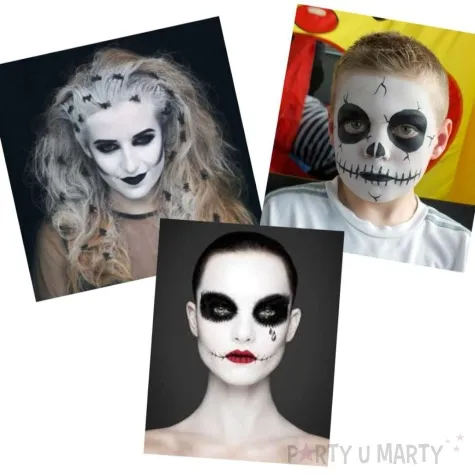 make up party farba do makijazu z gabeczka biala carnival toys 10 g