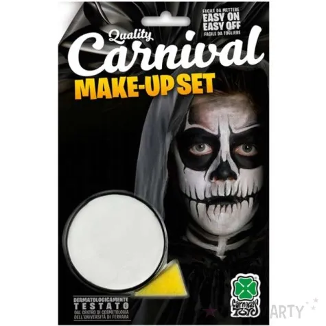 make up party farba do makijazu z gabeczka biala carnival toys 10 g