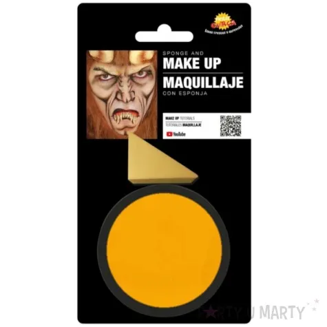 make up party farba do makijazu z gabeczka zolta guirca