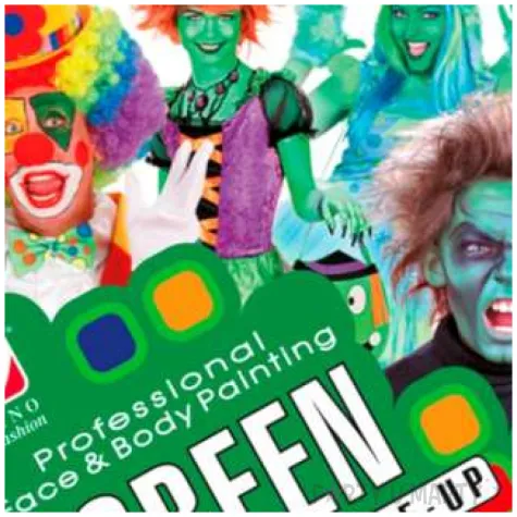 make up party farbka do makijazu zielona widmann 25 g