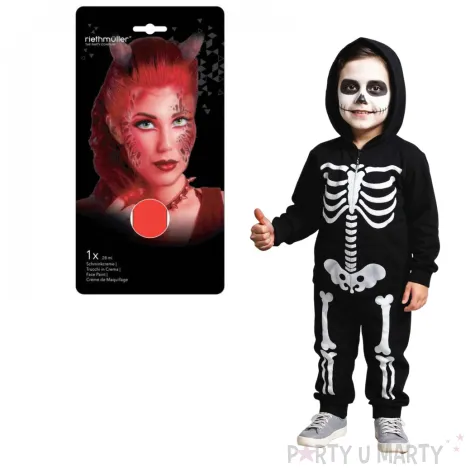 make up party farbka do twarzy diabel czerwona amscan 28 ml