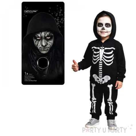 make up party farbka do twarzy mroczna czarna amscan 28 ml