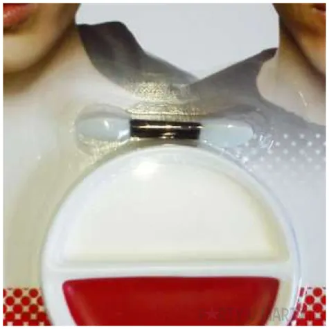 make up party farbki do twarzy kibic bialo czerwone arpex 2 czesci