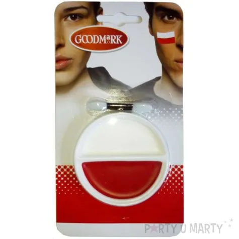 make up party farbki do twarzy kibic bialo czerwone arpex 2 czesci