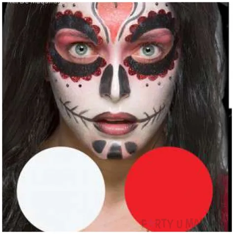 make up party farbki do twarzy meksykanskie mix amscan 4 kolory