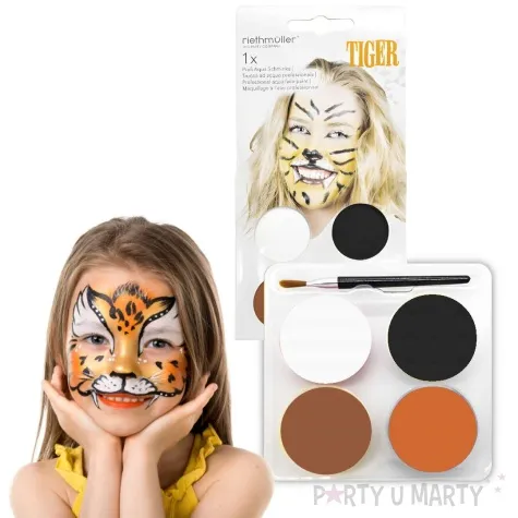 make up party farbki do twarzy tygrysek amscan
