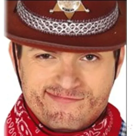 make up party gabka do zarostu czarna guirca