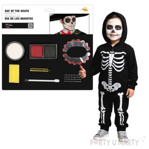 make up party halloween smierc guirca zestaw