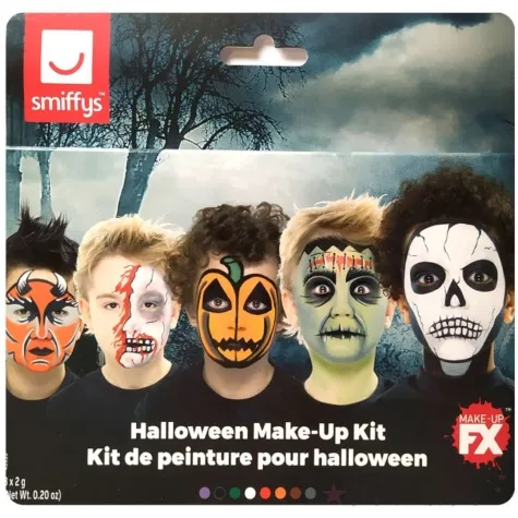 make up party halloween straszna postac smiffys zestaw