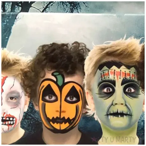 make up party halloween straszna postac smiffys zestaw