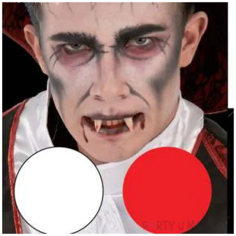 make up party halloween vampire mix amscan 4 kolory