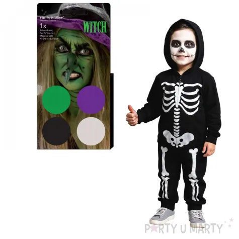 make up party halloween wiedzma mix amscan 4 kolory