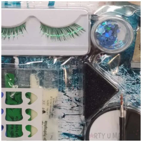 make up party kosciotrup bialy czarny smiffys