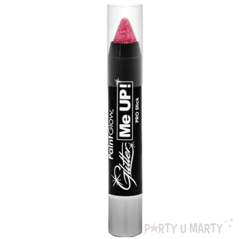 make up party kredka do makijazu brokat uv rozowy neon paintglow