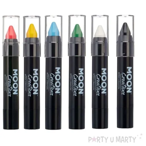 make up party kredki do twarzy dinozaur mix smiffys 6 szt