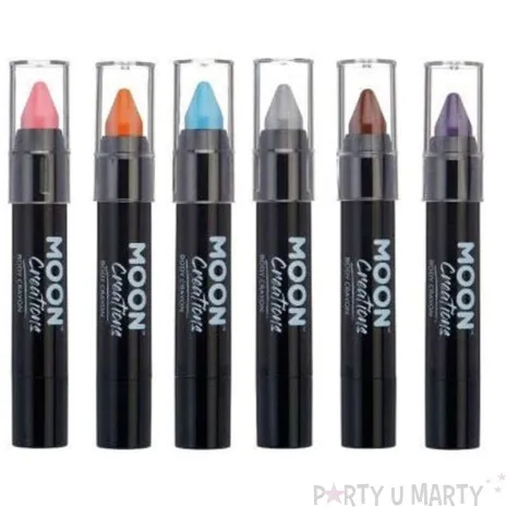 make up party kredki do twarzy motylek mix smiffys 6szt