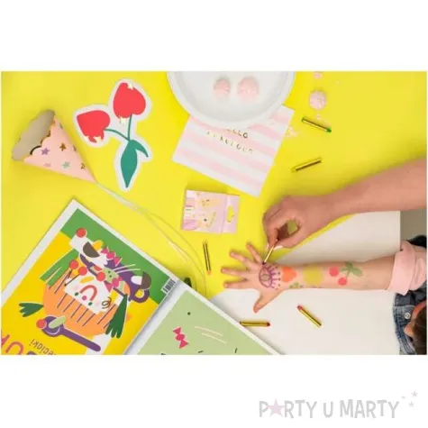 make up party kredki do twarzy partydeco 6 sztuk