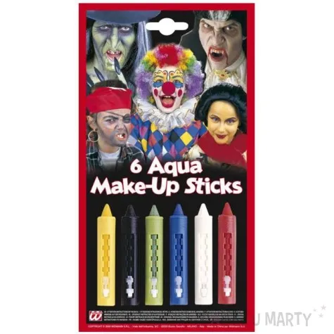 make up party kredki kolorowe wodne widmann 6 szt