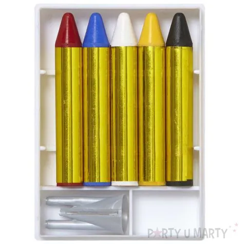 make up party kredki kolorowe z temperowka widmann 5 szt