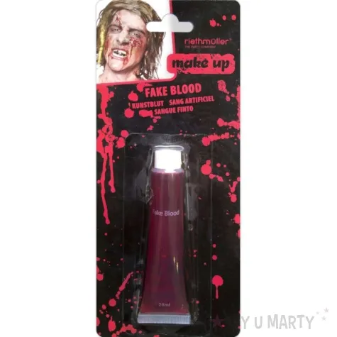 make up party krew czerwona amscan 28 ml