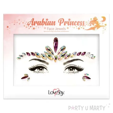 make up party krysztalki na twarz ksiezniczka paint glow