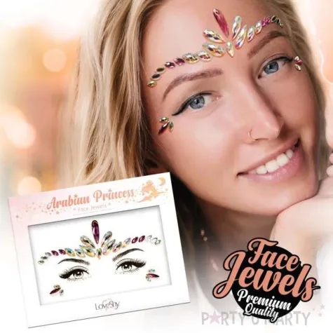 make up party krysztalki na twarz ksiezniczka paint glow