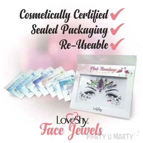 make up party krysztalki na twarz ksiezniczka paint glow